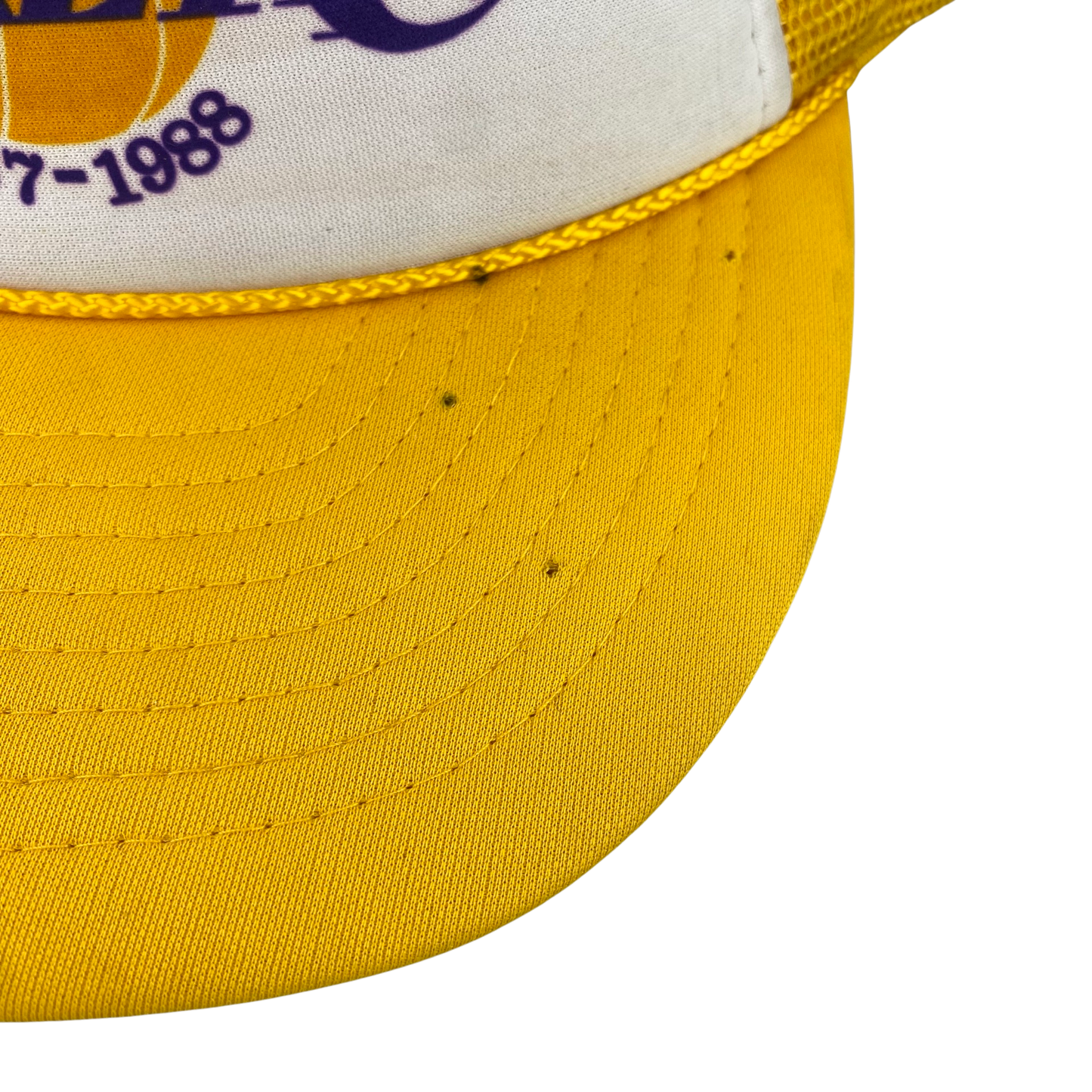 Vintage 80s 1988 LA Lakers World Champions Hat