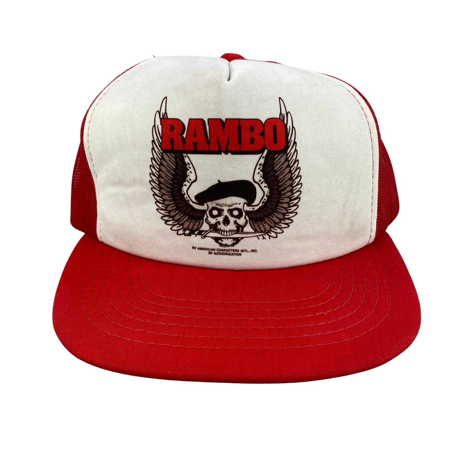 Vintage 80s Rambo Movie Promo Hat