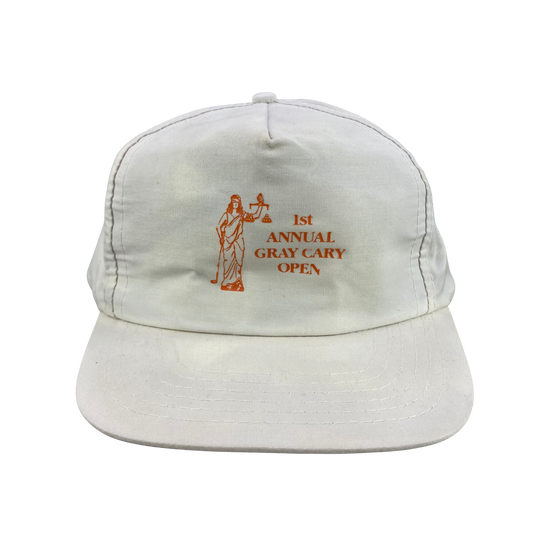 Vintage Gray Cary Open Golf Hat