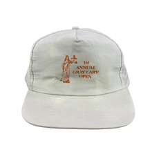 Load image into Gallery viewer, Vintage Gray Cary Open Golf Hat
