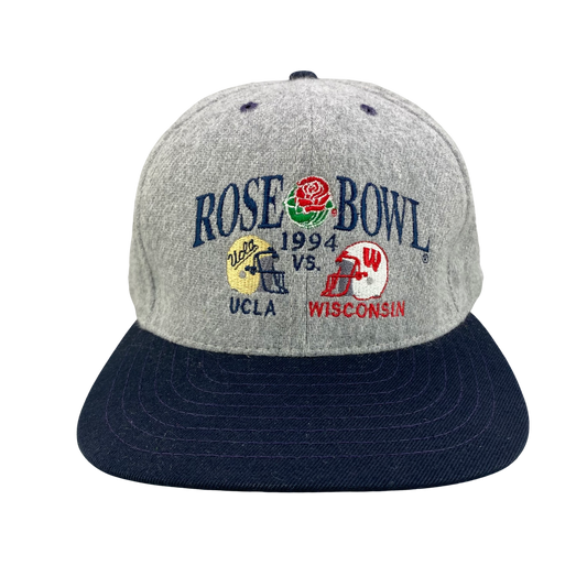 Vintage 90s 1994 Rose Bowl UCLA Bruins vs Wisconsin Badgers College Football Hat