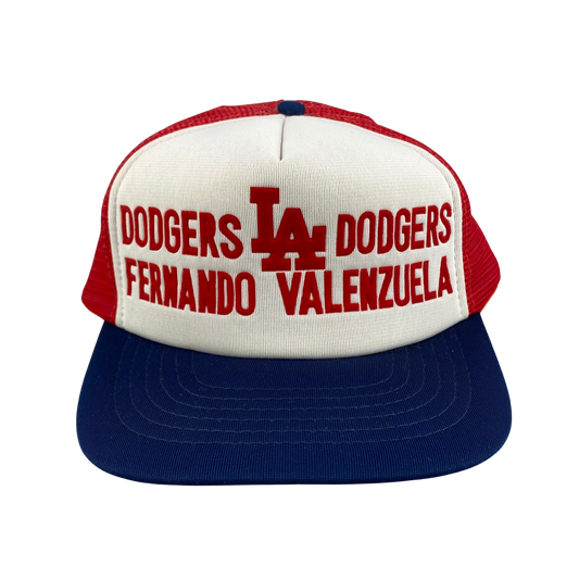 Vintage 80s Los Angeles Dodgers Fernando Valenzuela Hat