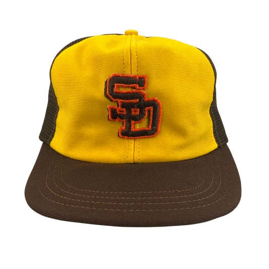 Vintage 80s San Diego Padres Trucker Hat