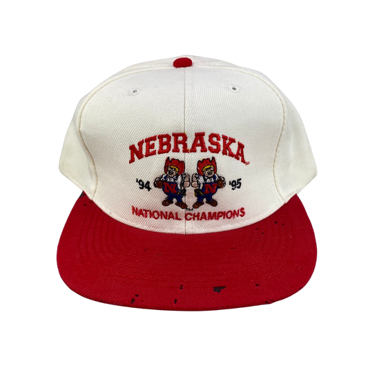 Vintage 90s Nebraska Huskers College Football Hat