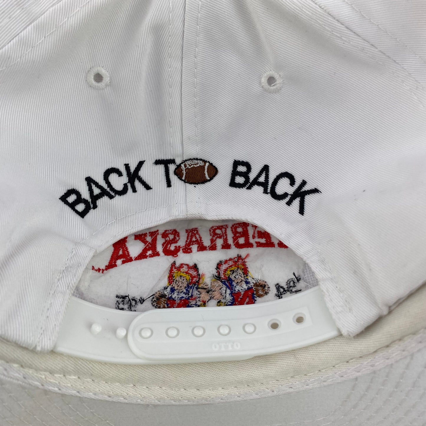 Vintage 90s Nebraska Huskers College Football Hat