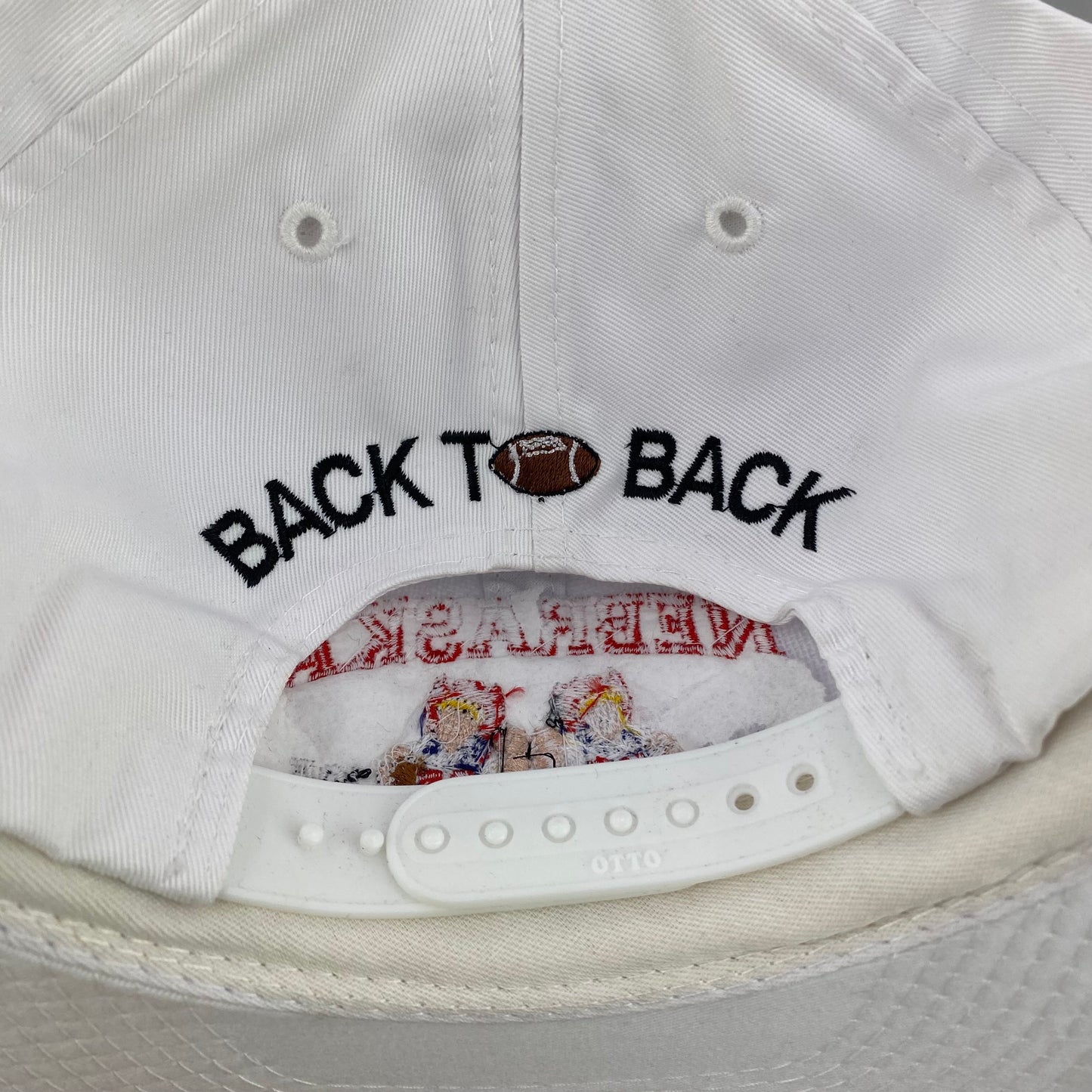 Vintage 90s Nebraska Huskers College Football Hat