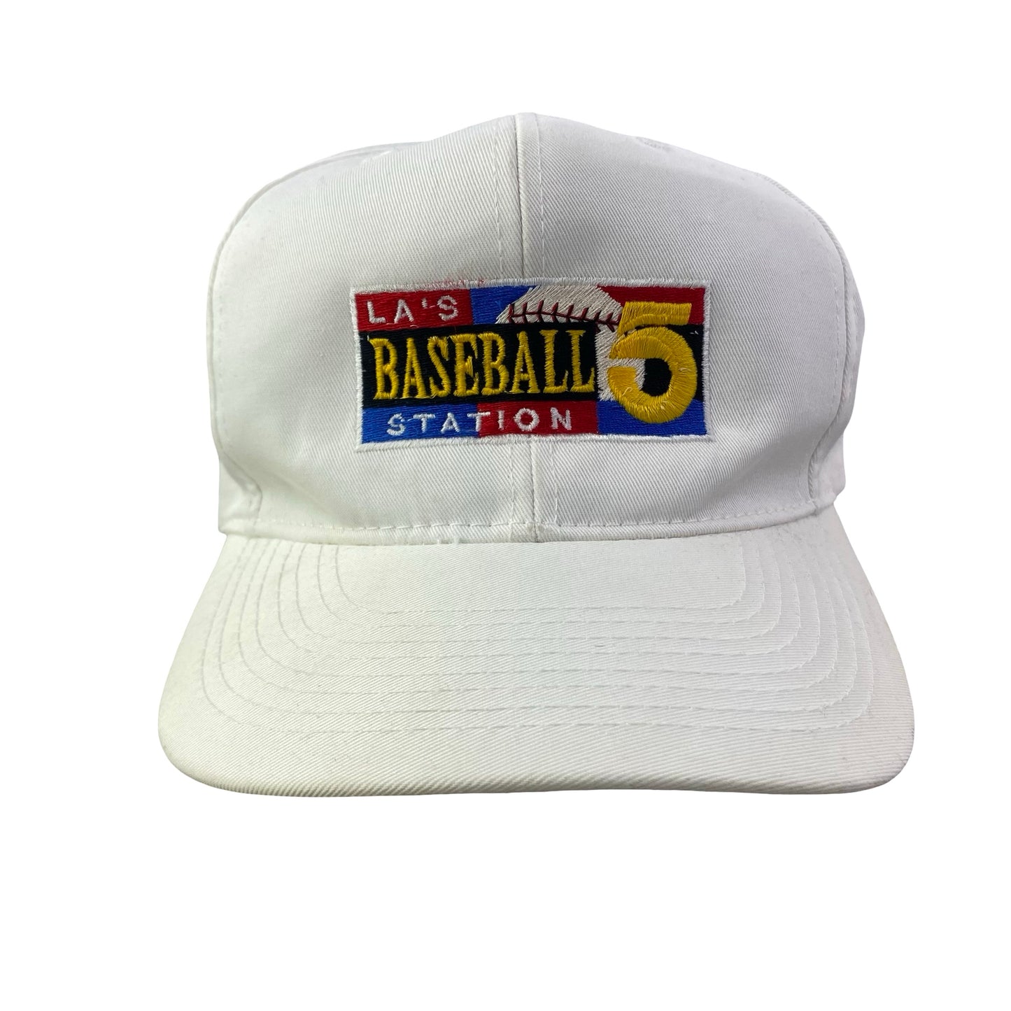 Vintage LAs Baseball Station Channel 5 Hat