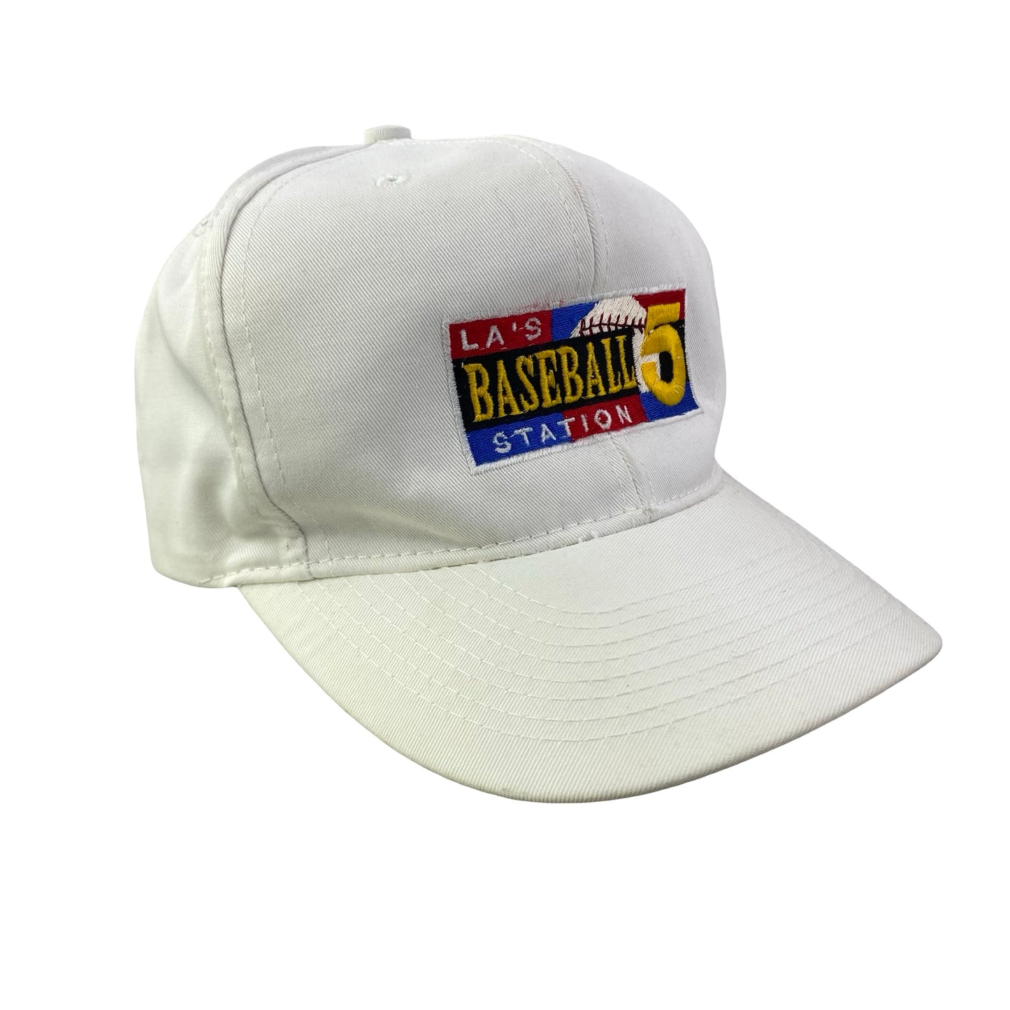 Vintage LAs Baseball Station Channel 5 Hat