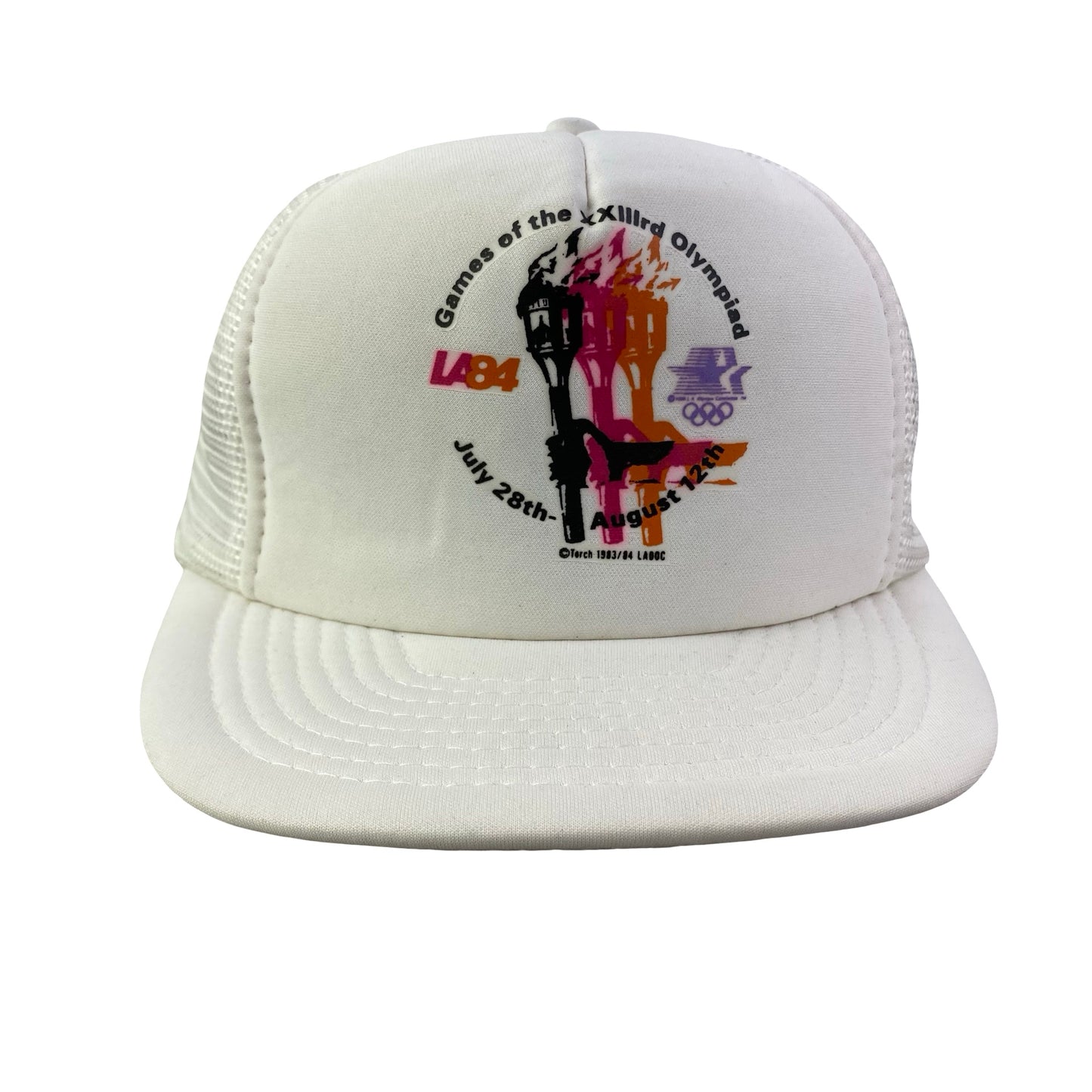 Vintage 80s 1984 LA Los Angeles Olympics Hat