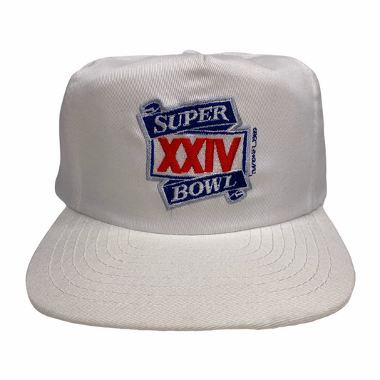 Vintage 1989 Super Bowl XXIV hat