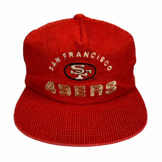 Vintage 90s San Francisco 49ers Corduroy Hat