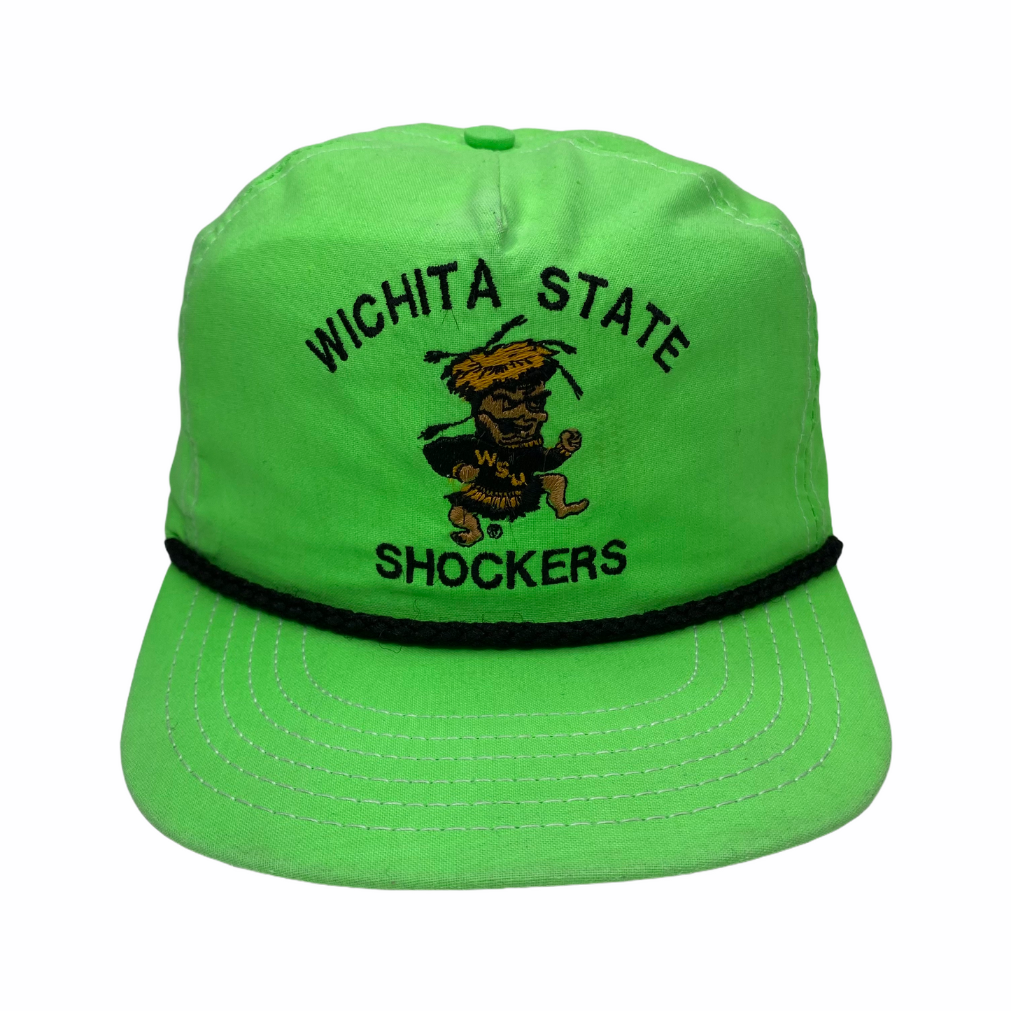 Vintage Wichita St Shockers Neon Hat