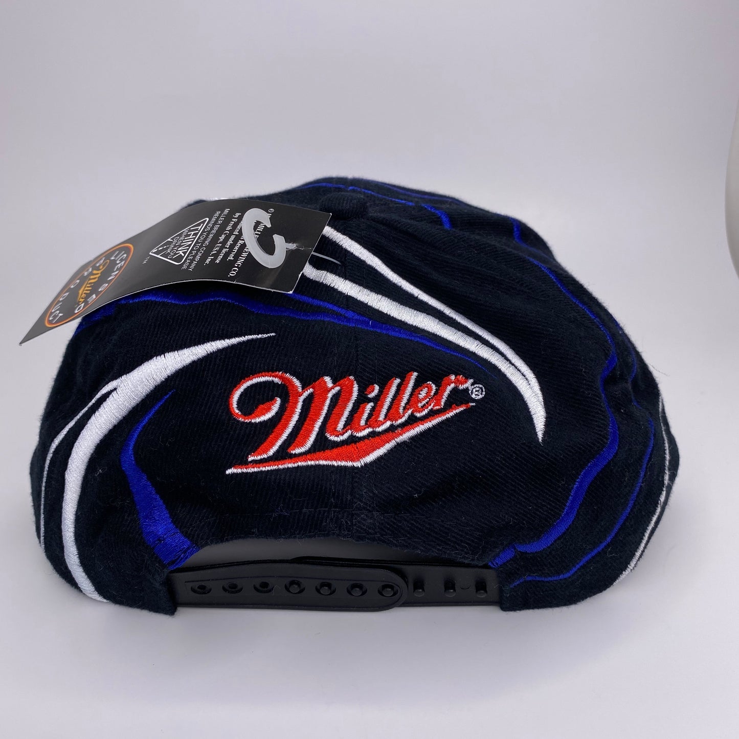 Vintage 90s Miller NASCAR Racing Hat