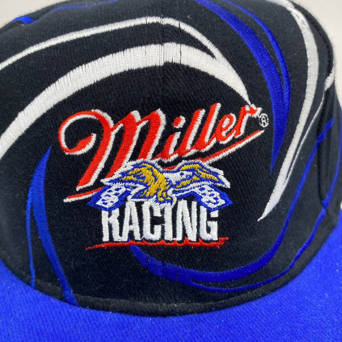 Vintage 90s Miller NASCAR Racing Hat