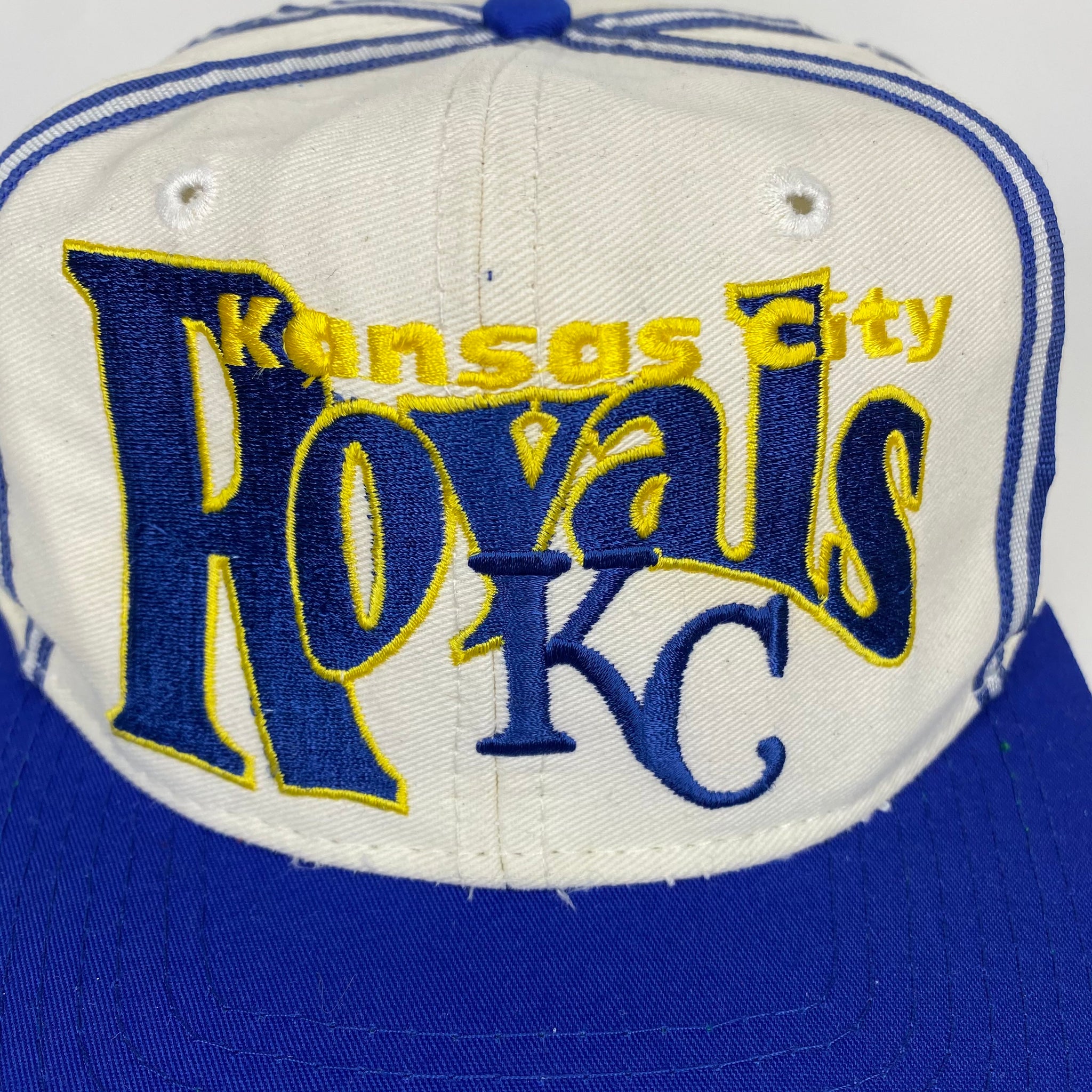 Vintage KC Kansas City Royals MLB Green Baseball Logo Hat Cap
