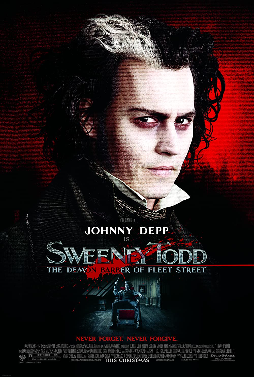 Sweeney Todd - The Demon Barber of Fleet Street (2007) Johnny Depp Movie Promo Hat