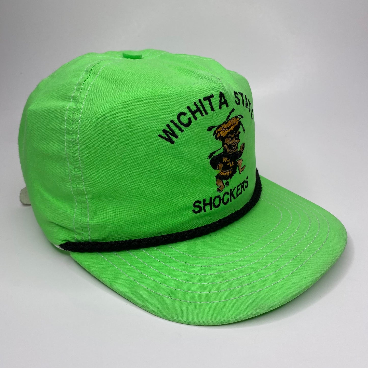 Vintage Wichita St Shockers Neon Hat