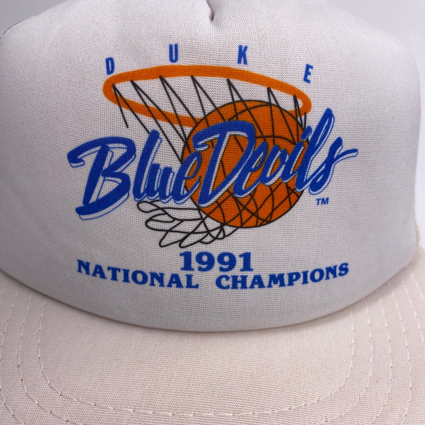 Vintage 1991 Duke Blue Devils National Champions Hat