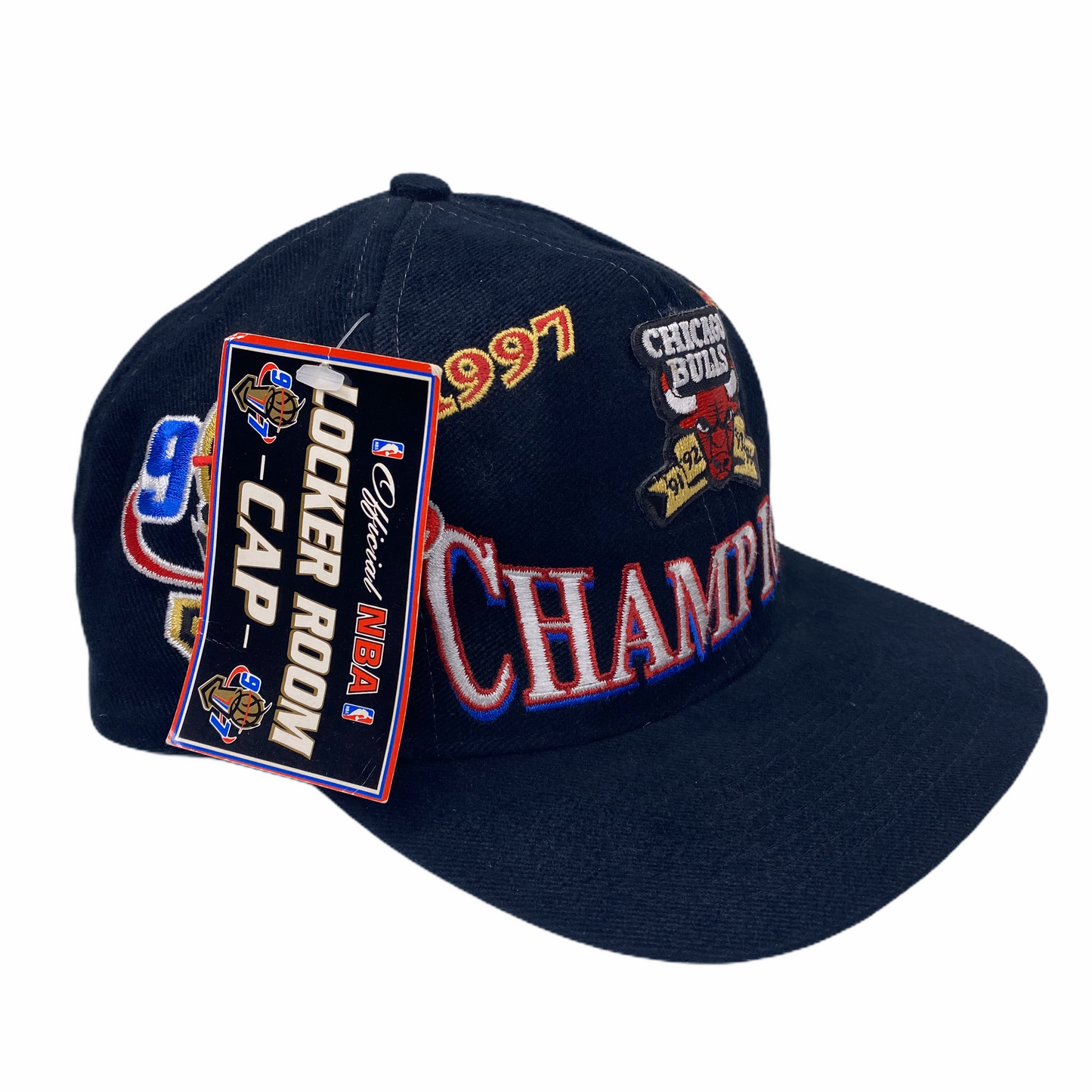 Vintage 1997 Chicago Bulls Locker Room Champions Hat - B