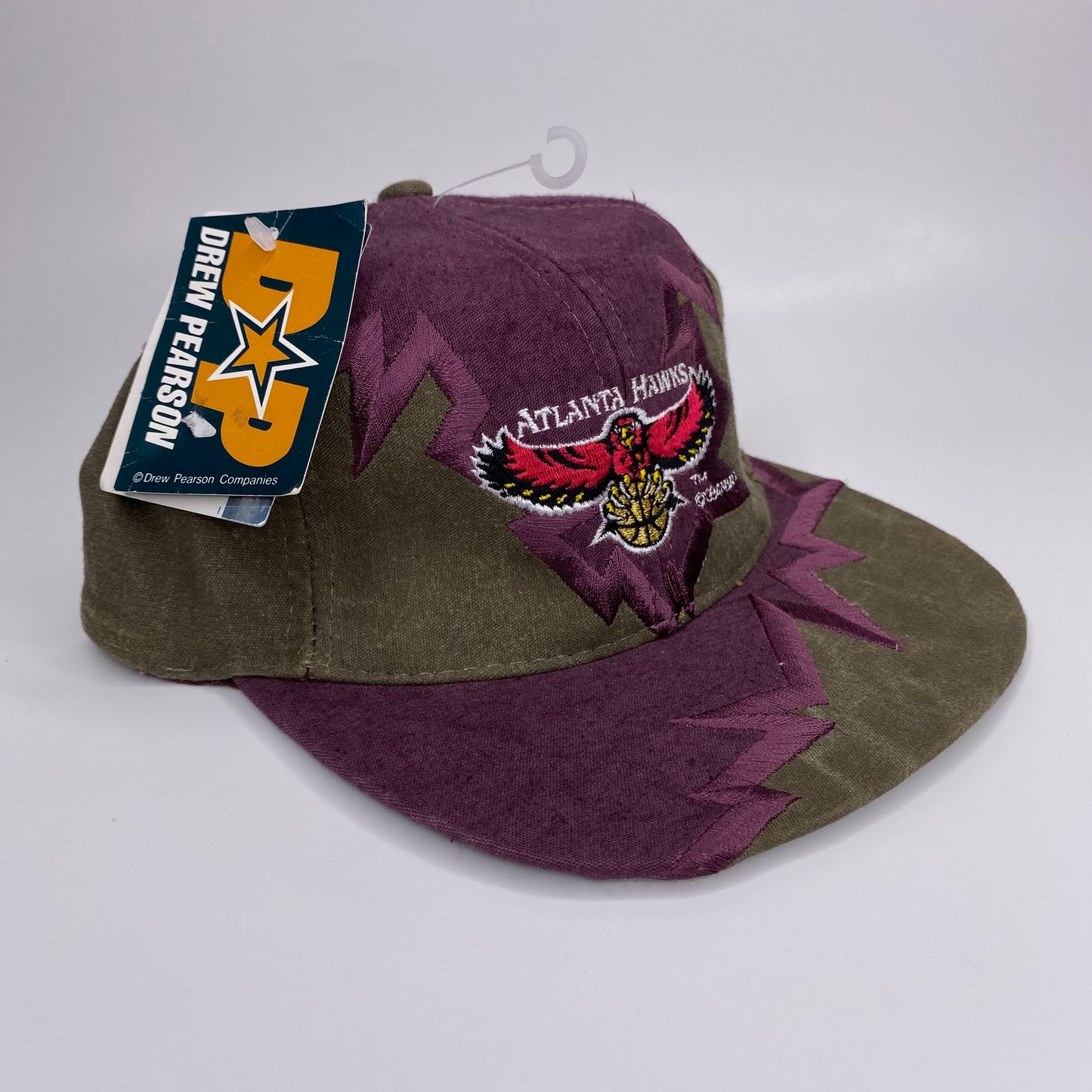 Vintage 90s Atlanta Hawks Drew Pearson Hat