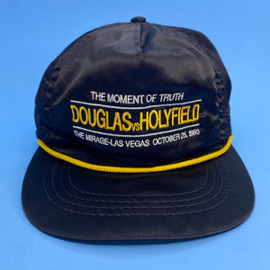 Vintage 90s James “Buster” Douglas vs Evander Holyfield “The Moment of Truth” Boxing Fight Hat