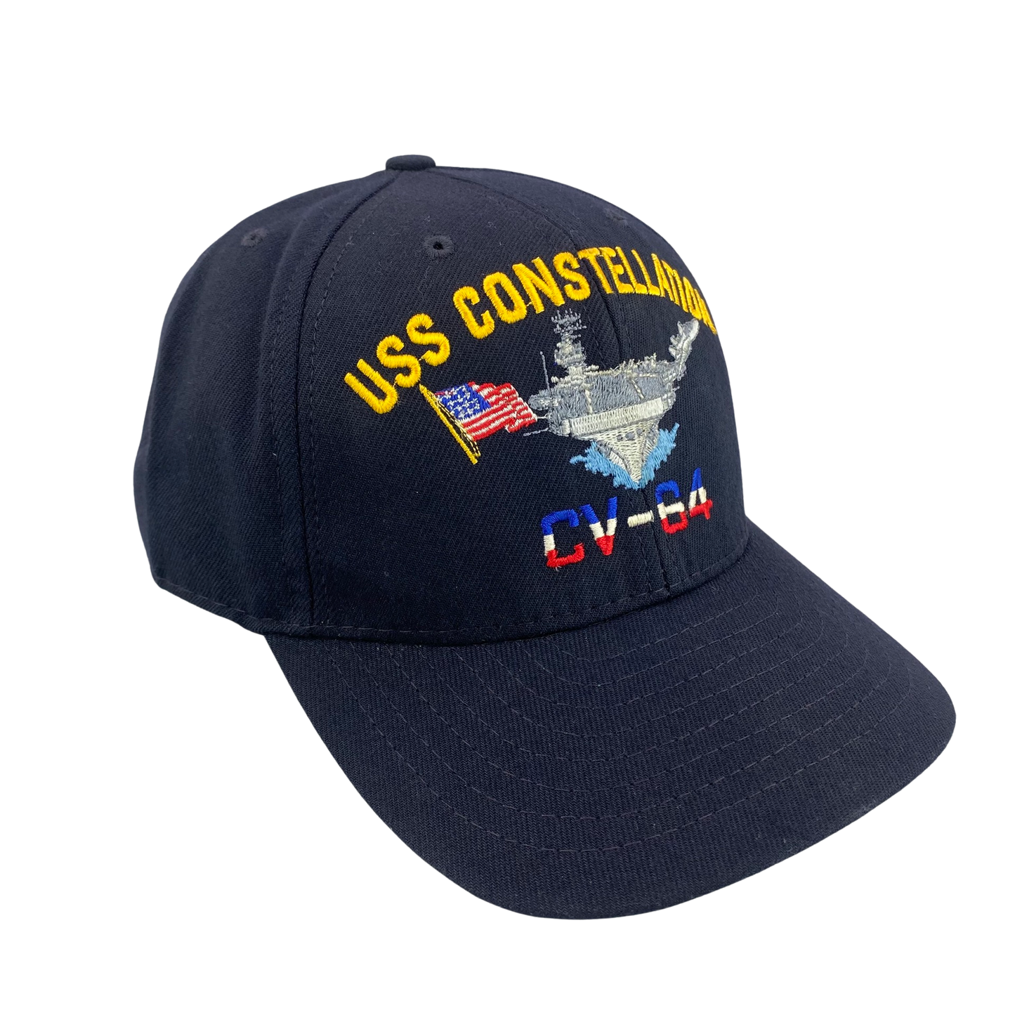 Vintage USS Constellation CV-64 Navy Military Hat