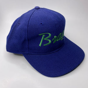 Vintage 90s Brazil Brasil Sports Specialties Script Hat