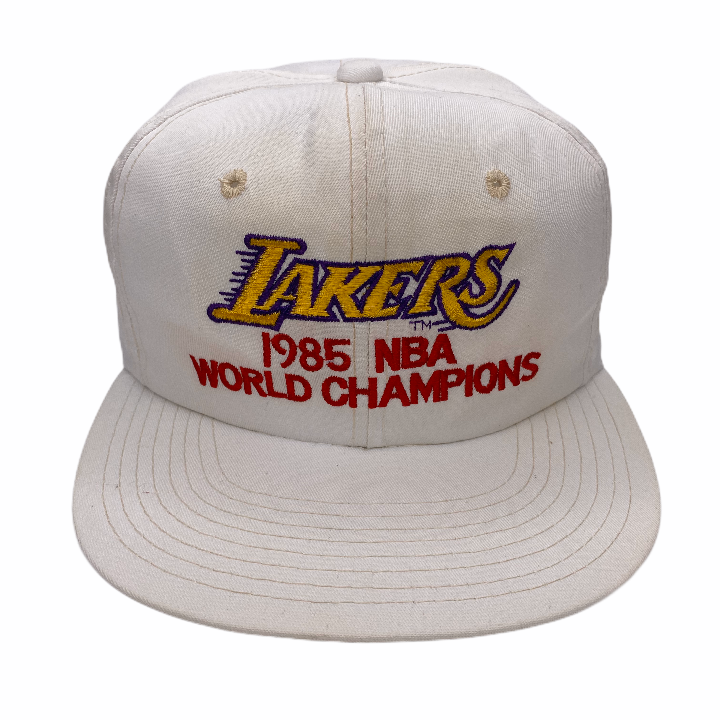 Vintage 1985 Los Angeles Lakers World Champions Hat – Zeus & Miles