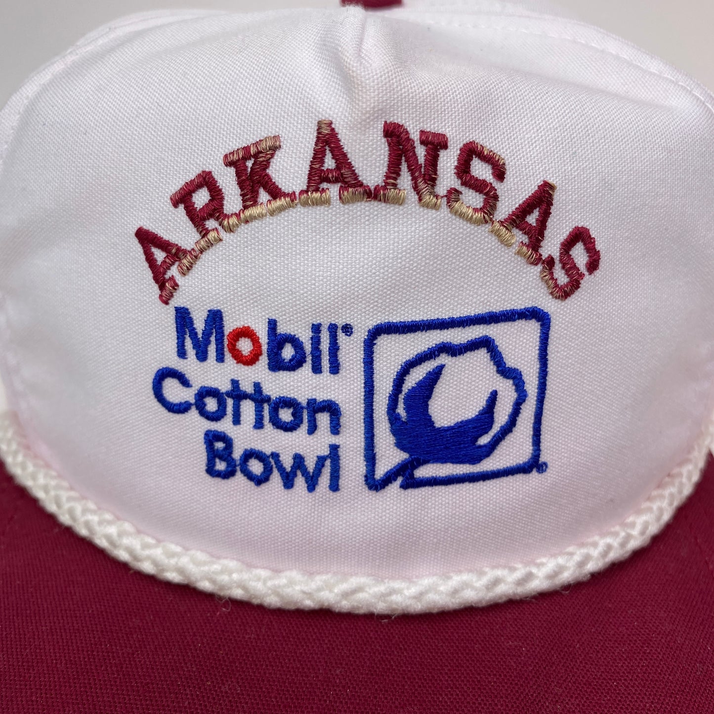 Vintage 1989 Arkansas Razorbacks Cotton Bowl Football Hat