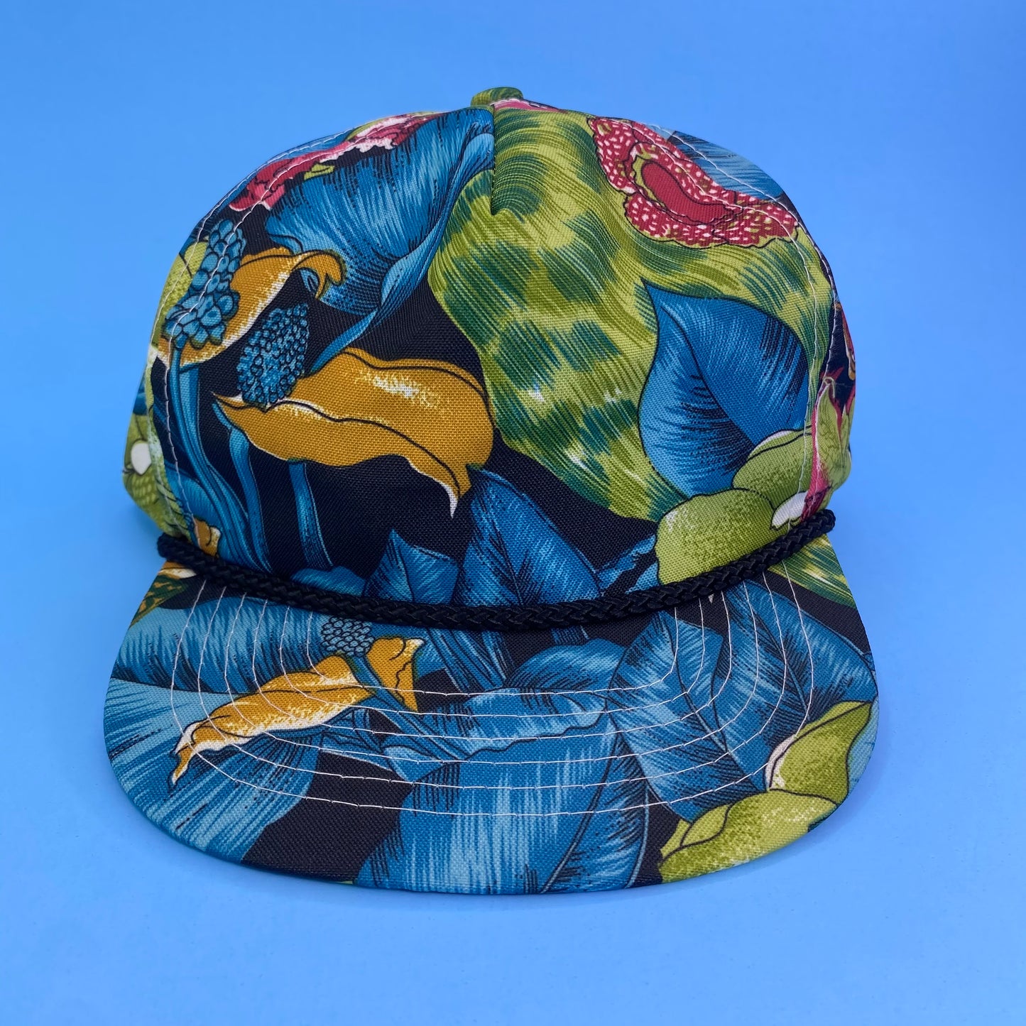 Vintage 90s Floral Flower Hat