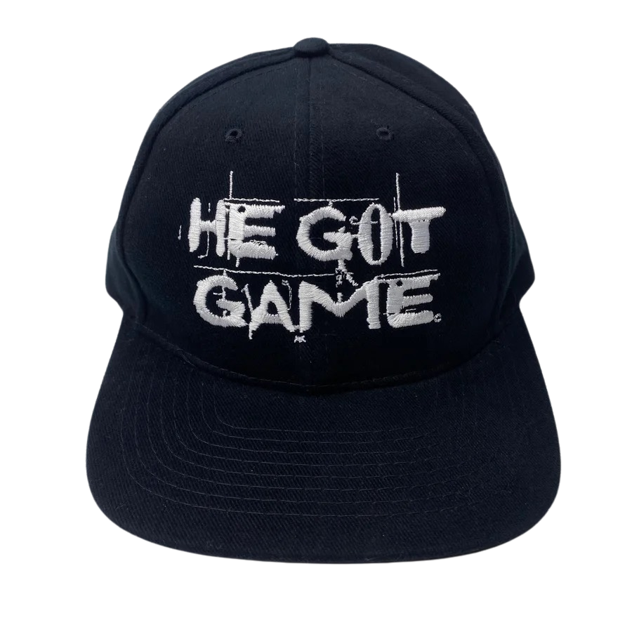 Vintage 90s He Got Game (1998) Spike Lee Movie Promo Hat