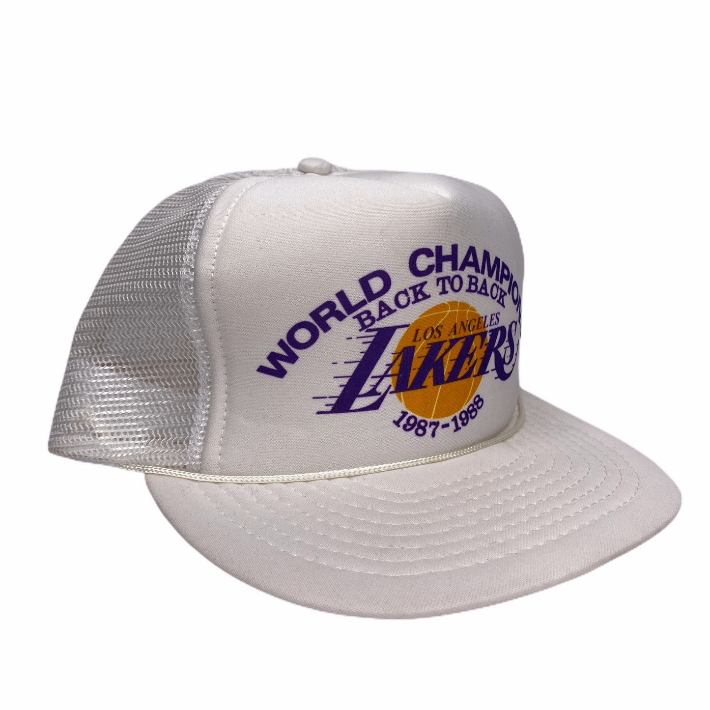 Vintage 1987-1988 Los Angeles Lakers World Champions Hat