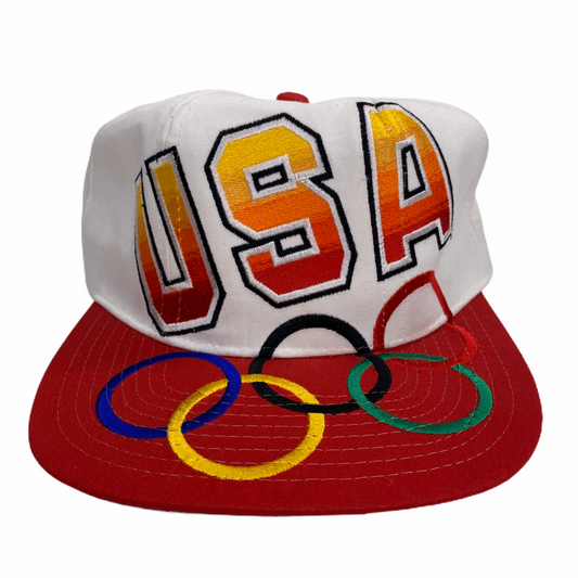 Vintage 90s USA Olympics Hat