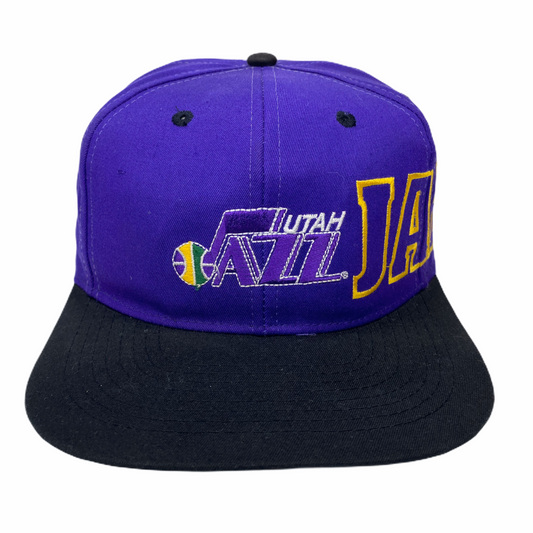 Vintage 90s Utah Jazz Spell Out Hat