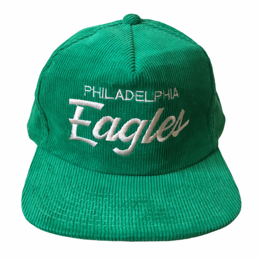 Vintage Philadelphia Eagles Script Corduroy Hat