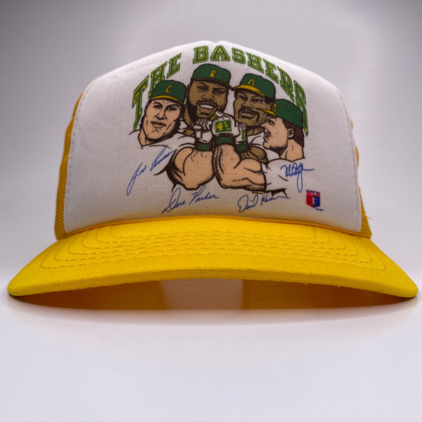 Vintage 1980s Oakland A’s “The Bashers” Bash Brothers Caricature Hat