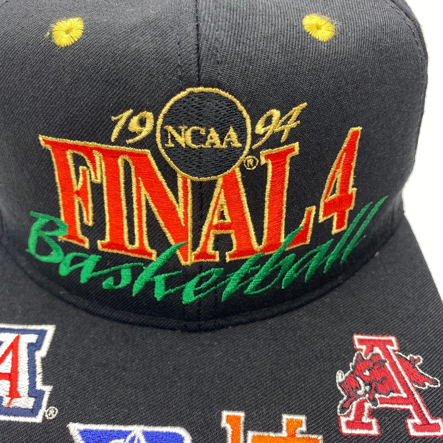 Vintage 1994 Final Four Basketball - Arizona, Duke, Florida, Arkansas Hat