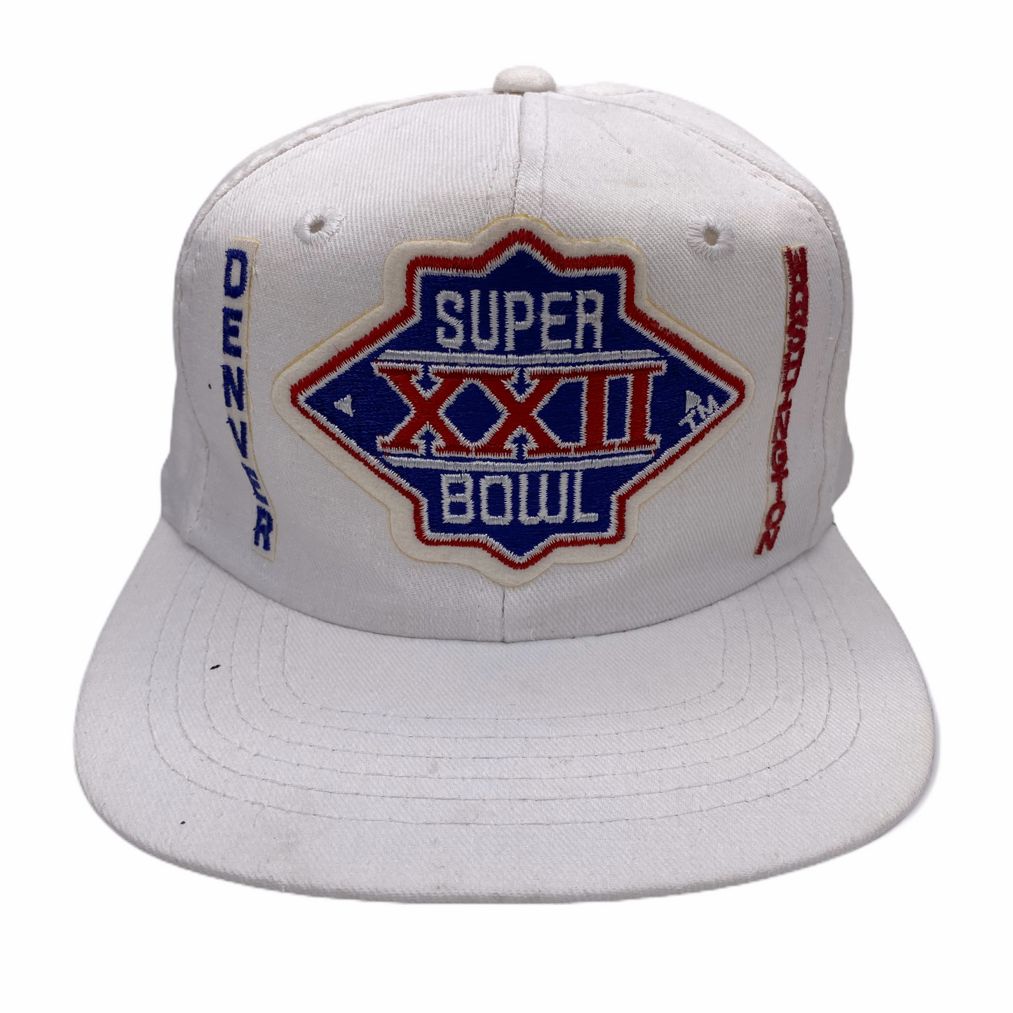 Vintage 1987 Washington Redskins vs Denver Broncos - Super Bowl XXII Hat