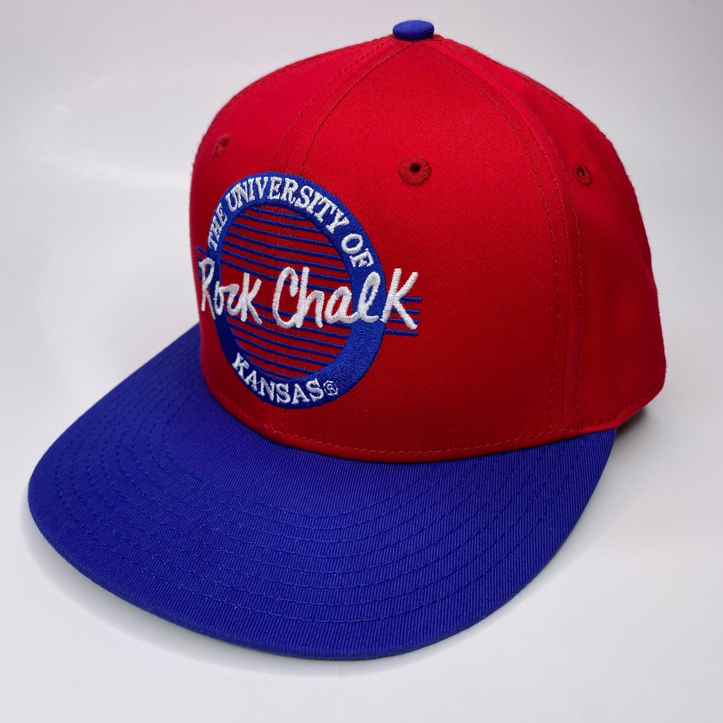 Vintage 90s Kansas Jayhawks Rock Chalk Hat