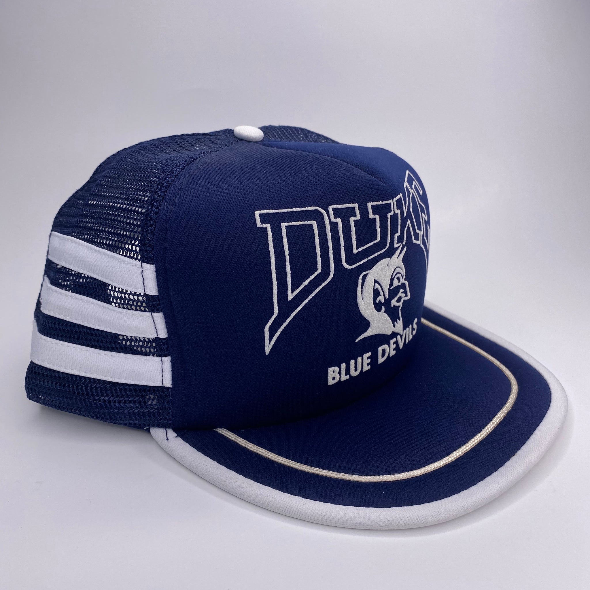 Duke Blue Devils Vintage 90s Snapback Hat Black and Blue College Unive