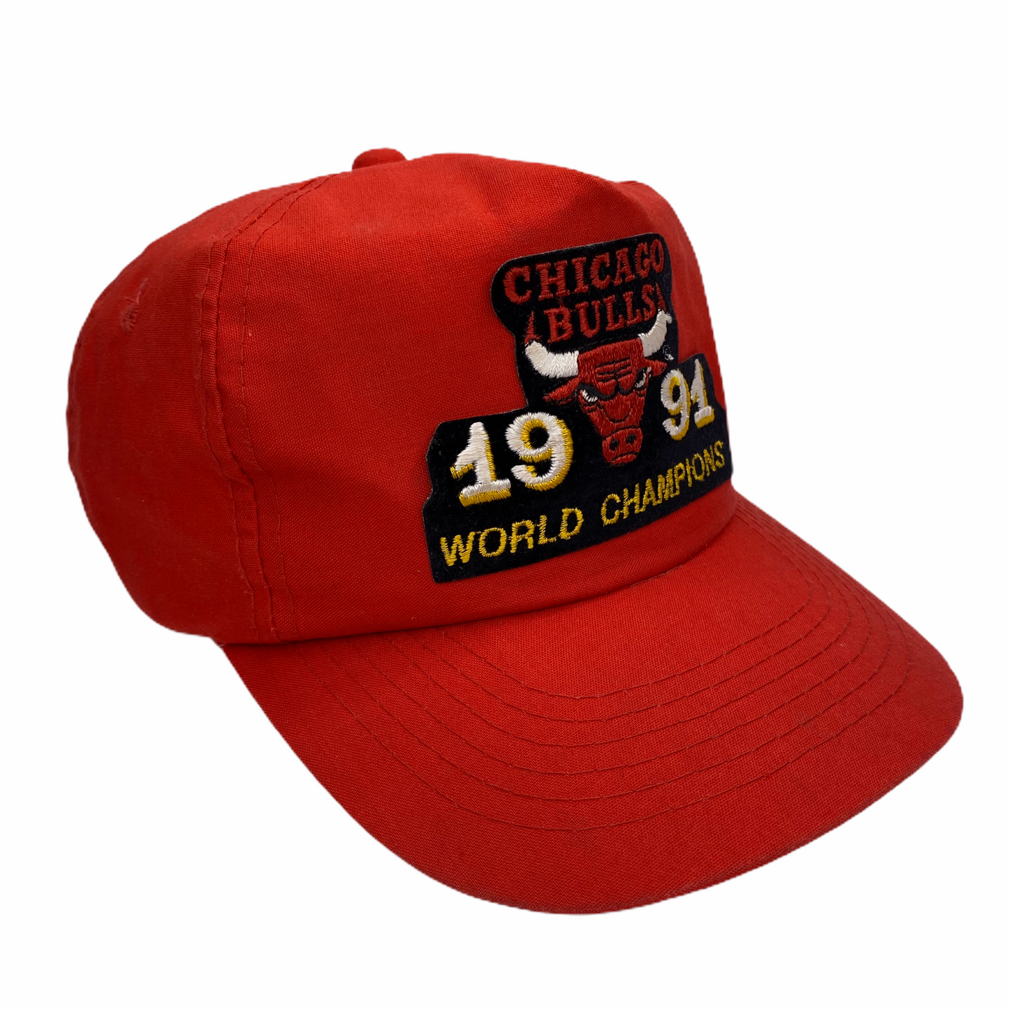 Vintage 1991 Chicago Bulls World Champions Hat