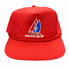 Load image into Gallery viewer, Vintage 1992 America’s Cup Sailing Hat
