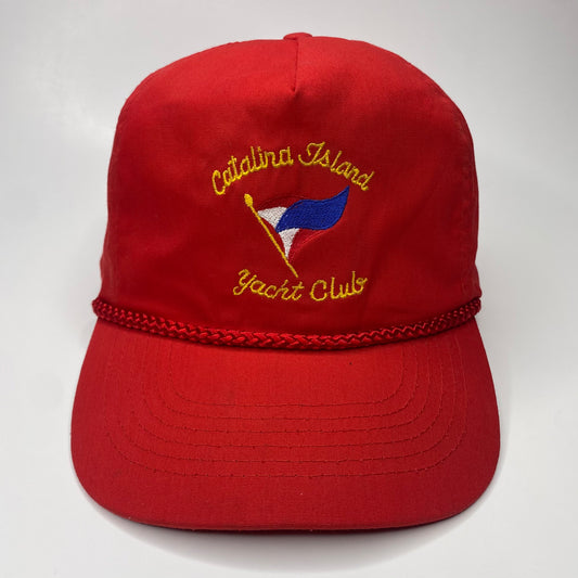 Vintage 90s Catalina Island Yacht Club Hat