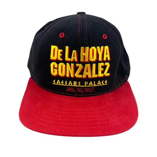 Vintage 90s Oscar De La Hoya vs Miguel Angel Gonzalez Boxing Event Hat