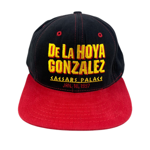 Vintage 90s Oscar De La Hoya vs Miguel Angel Gonzalez Boxing Event Hat