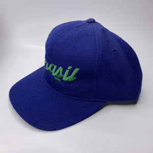 Vintage 90s Brazil Brasil Sports Specialties Script Hat