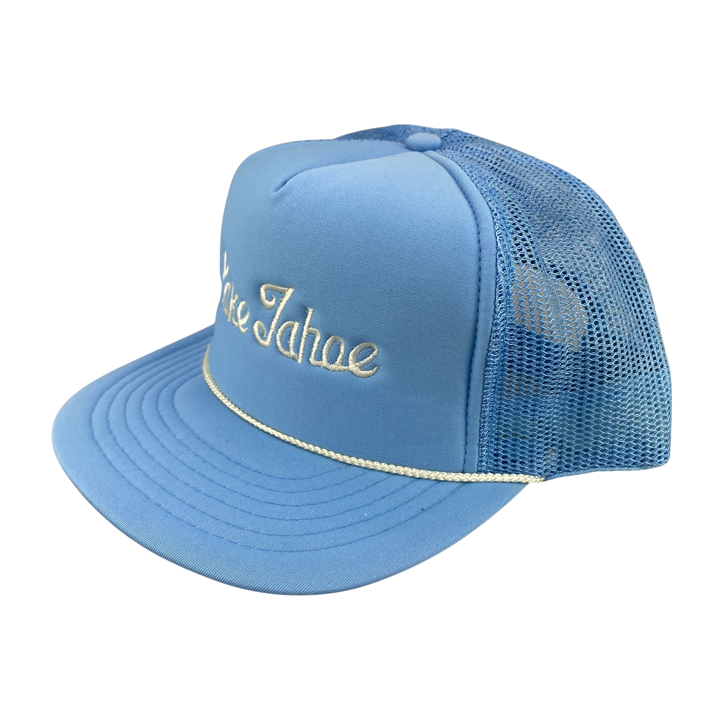 Vintage Lake Tahoe Script Spell Out Trucker hat