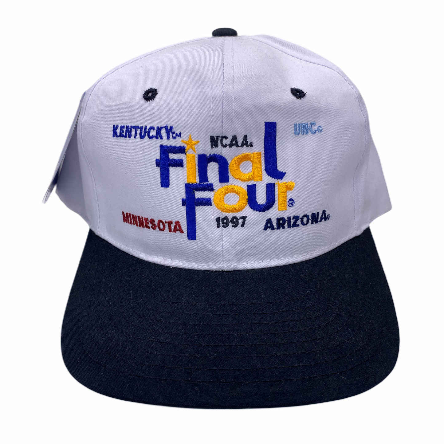 Vintage 1997 Final Four : Kentucky UNC Minnesota Arizona Hat