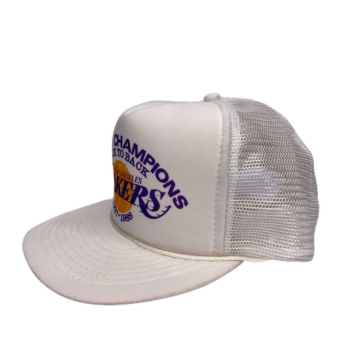 Vintage 1987-1988 Los Angeles Lakers World Champions Hat