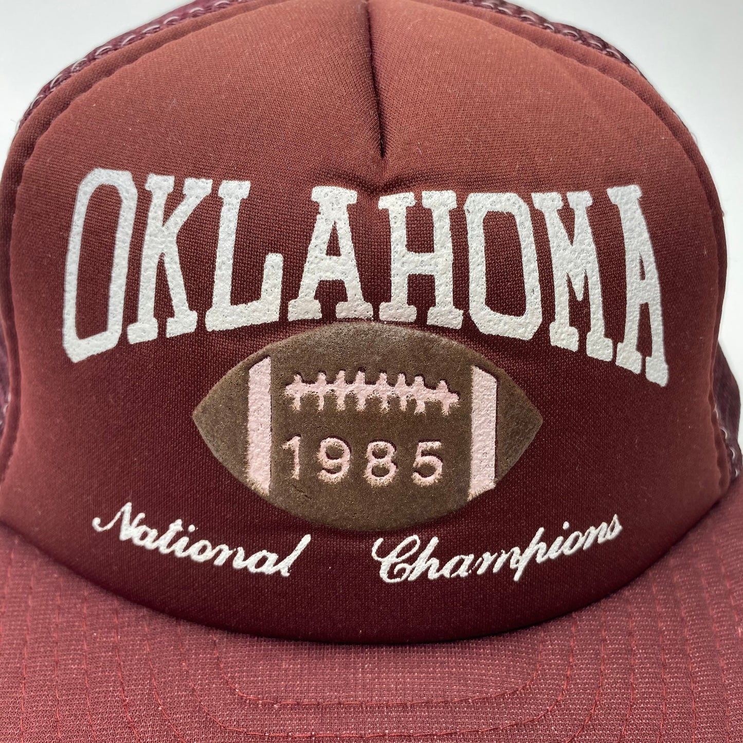 Vintage 1985 Oklahoma Sooners Football National Champions Hat